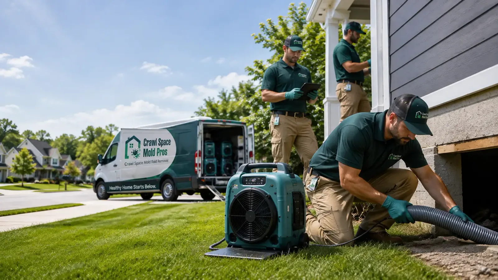 Crawl Space Mold Removal in Lancaster, KS